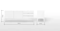 Aparador Marcell – Blanco