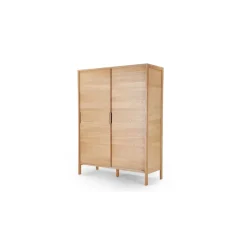 Armario con puertas correderas Ledger – Roble