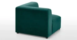 Asiento Esquinero Modular Juno – Azul Espuma de Mar