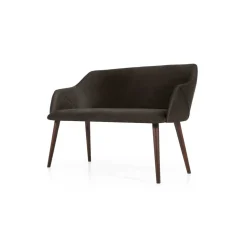Banco de comedor compacto Lule – Gris marga y gris granizo