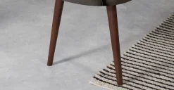 Banco de comedor compacto Lule – Gris marga y gris granizo