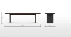 Banco Phantom – Madera y metal