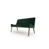 Banco tapizado Higgs – Terciopelo verde pino