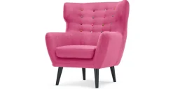 Butaca Kubrick – Rosa Chicle Con Botones de Colores