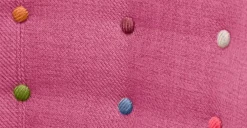 Butaca Kubrick – Rosa Chicle Con Botones de Colores