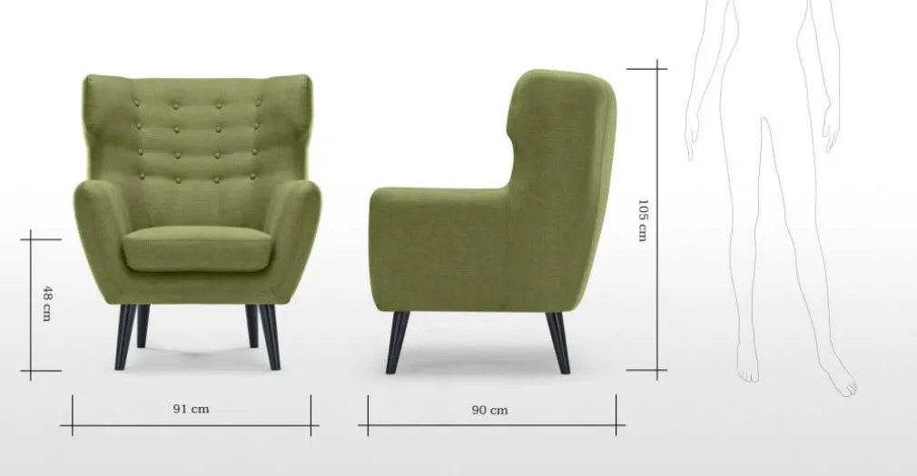 Butaca Kubrick – Verde Lima