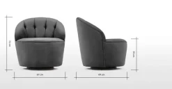 Butaca Margot – Gris