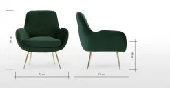 Butaca Moby – Verde Pino