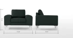 Butaca Vittorio – Gris Antracita