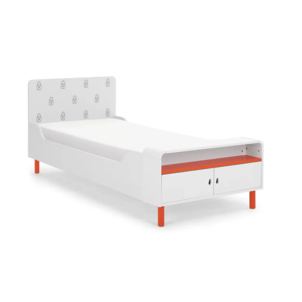 Cama Matryoshka con Almacenaje – Blanco