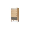 Cómoda Alta Multi Campton – Roble & Gris
