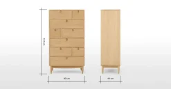 Cómoda Alta Penn – Roble