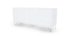 Cómoda Ancha Elona – Blanco Brillante