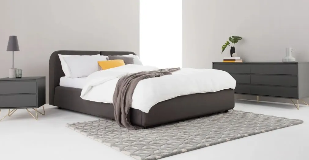 Cómoda Ancha Elona – Gris Carbón