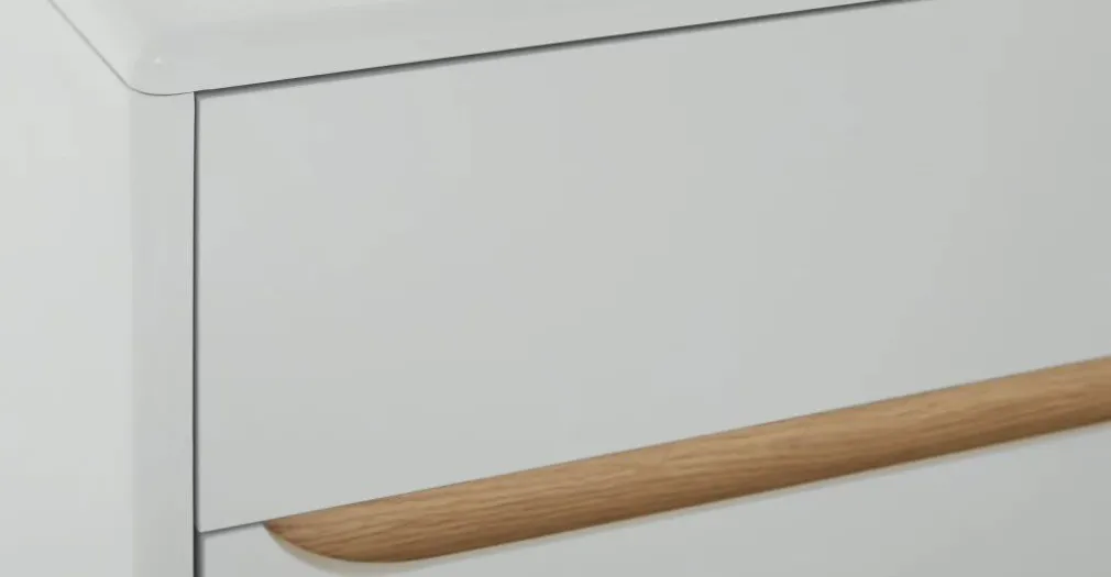 Cómoda Ancha Jayden – Gris y Roble