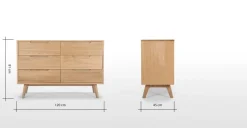 Cómoda Ancha Jenson – Roble