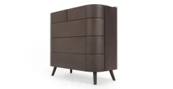 Cómoda con 5 Cajones Ada – Roble Oscuro