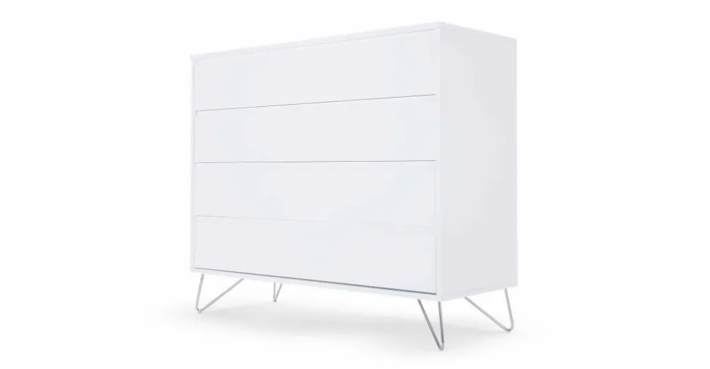 Cómoda Elona – Blanco Brillante
