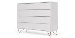 Cómoda Elona – Gris y Cobre