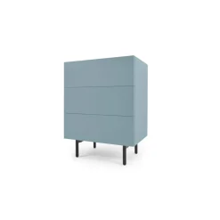 Cómoda Mino – Azul Cerceta y Roble
