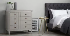Cómoda Vintage bourbon – Gris