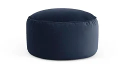 Cojín de Suelo de Terciopelo Lux – Azul Real