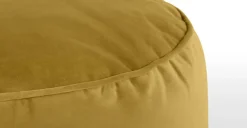 Cojín de Suelo de Terciopelo Lux – Dorado Vintage.