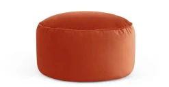 Cojín de Suelo de Terciopelo Lux – Naranja