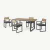 Conjunto de Comedor Topa – Efecto Pino y Gris