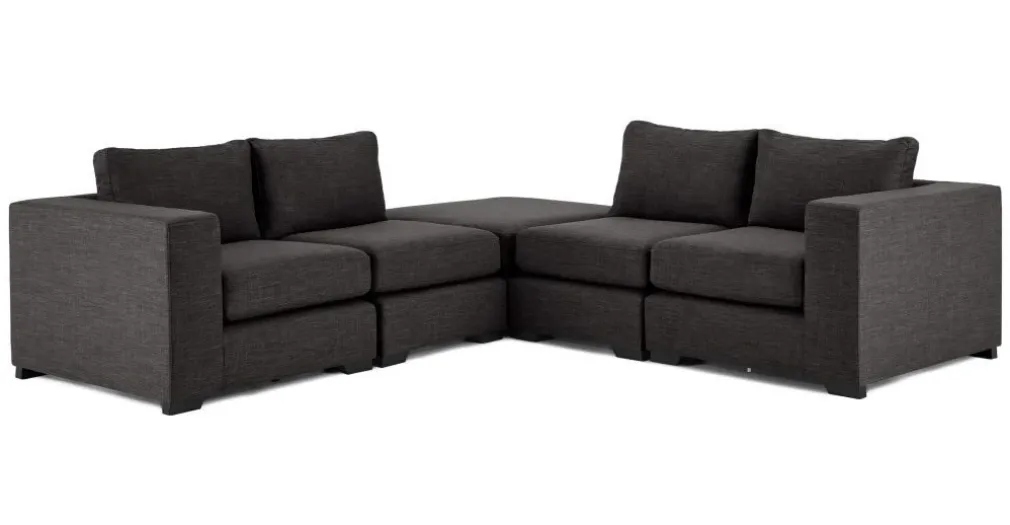 Conjunto de Seccional Modular Mortimer – Gris Foca