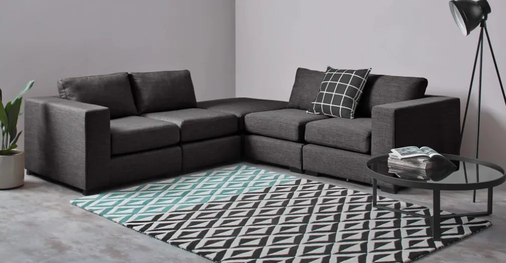 Conjunto de Seccional Modular Mortimer – Gris Foca