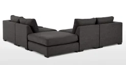 Conjunto de Seccional Modular Mortimer – Gris Foca