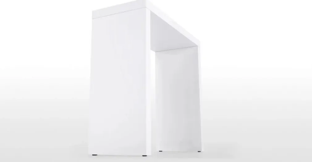 Consola pequeña Bramante – Blanco