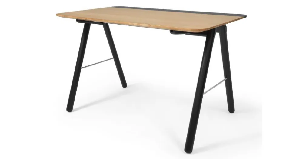Escritorio Blaise – Roble y negro