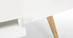 Escritorio Camber – Blanco y Roble