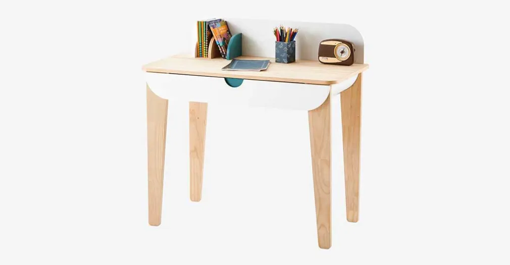 Escritorio Ligne Seventies – Blanco y Rosa