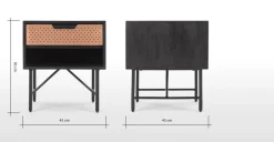 Franklin Bedside Table