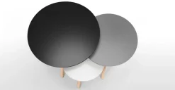 Juego de 3 Mesas Auxiliares Orion – Gris