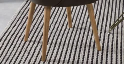 Juego de 2 sillas carver de comedor Lule – Terciopelo gris nutria y roble