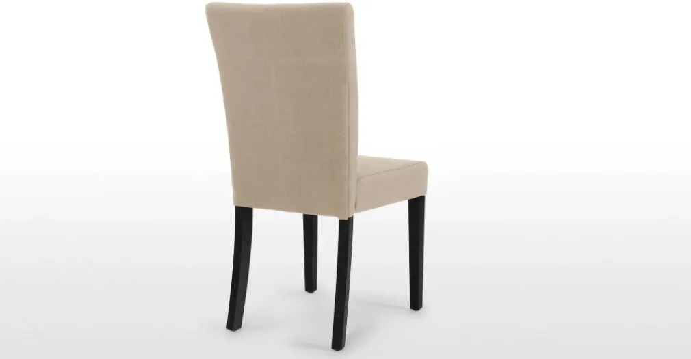 Juego de 2 sillas de comedor Flynn – Beis Biscuit y negro
