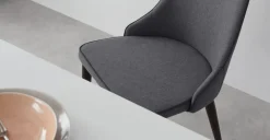 Juego de 2 sillas de comedor Julietta – Gris marga