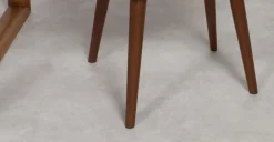 Juego de 2 sillas de comedor Lule – Terciopelo azul real y nogal ⚡
