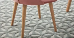 Juego de 2 sillas de comedor Lule – Terciopelo rosa palo