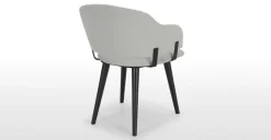 Juego de 2 sillas de comedor Nielson – Gris granizo