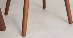 Juego de 2 sillas de comedor Thelma – Roble oscuro y negro