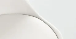 Juego de 2 sillas de comedor Thelma – Roble y blanco