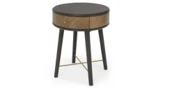 Mesa auxiliar Belgrave con cajón – Roble oscuro