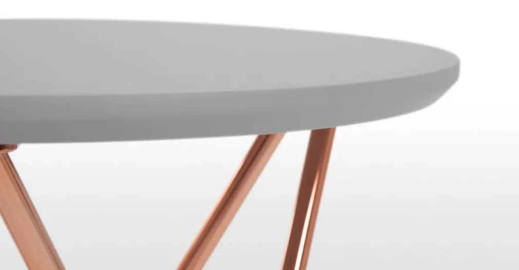 Mesa auxiliar Eibar – Gris y cobre