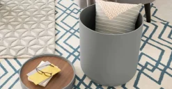 Mesa Auxiliar Ziv – Gris y Nogal