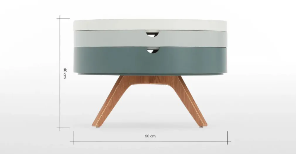 Mesa de Centro Cairn – Tonos de gris